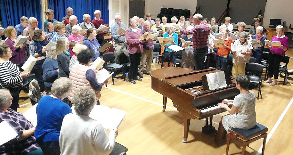 Frome Voices rehearsal